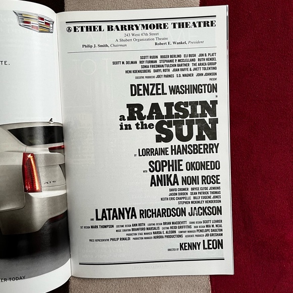 Raisin in the Sun Playbill - Picture 2 of 8